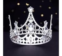 Hair Jewelry Crown Tiaras for Women Fashion Crown for Girls Birthday Diadem Doll Tiaras and Crowns Haii Jewelry Party Prom Little Crown Cake Decoration Accessories (Color : Gold Colors)