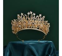 Hair Jewelry Crown Tiaras for Women Luxury AAA Cubic Zirconia Wedding Bride Crowns Princess Full CZ Tiaras for Women Sweet 16 Birthday Party Headpiece Hair Jewelry,9-Tiaras