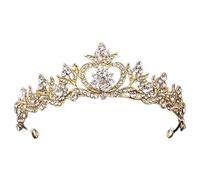 Hair Jewelry Crown Tiaras for Women Luxury Silver Color AB Crystal Bridal Tiaras Baroque Crown Headband Bride Party Rhinestone Diadem Wedding Hair Jewelry OrnamentsStyleg Gold Ab Colormutil