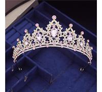 Hair Jewelry Crown Tiaras for Women Silver Color Rhinestone Wedding Tiara Crown Pearl Diadem Bride Crown Headpiece Wedding Hair Accessories TiaraHg189jmutil