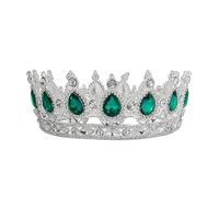 Hair Jewelry Crown Tiaras for Women Stuff Blue Crystal Bridal Big Crown Tiaras Prom Party Wedding Bridesmaid Hair Piece Princess Royal Crowns Hairbands Headpieces 16mutil