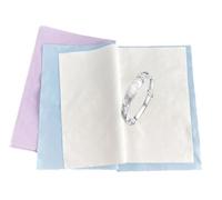 Hair Jewelry for Braids 5pcs Jewelry Silver Polishing Cleaning Cloth For Gold, Diamonds, Platinum, Gemstones, Coins Tarnish Remover Tool for Parties, Festivals(Dark Gray)