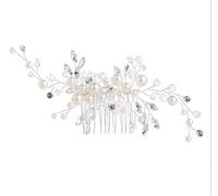 Hair jewelry, Hair Comb Wedding Bridal Hair Accessories Hair Comb Insert Comb Glazed Flower Hairpin Bride Hair Accessories Hair Side Comb Pearl Head Pieces Hair Side Combs