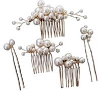 Hair jewelry, Hair Comb Wedding Bridal Hair Accessories Handmade Pearl Bride Wedding Hair Side Comb Bridal Hair Clip Comb Set Wedding Hair Accessories Hair Side Combs