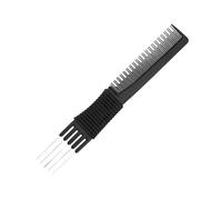 Hair Lift Combs With Metal Prongs For Women Girls Salon Teasing Back Combs In Black With Metal Lift Hairstyle Comb Lifting Fluffing Comb Pick