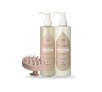 Hair Loving Silk Renewal Shampoo + Conditioner + Scalp Massager Combo Pack