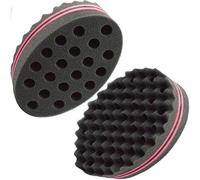 Hair Magic Twist Sponge: Two-Sided Dread Afro Coil Barber Tool for Curling and Waving Men's and Women's Long/Short Hair, 1 Pc