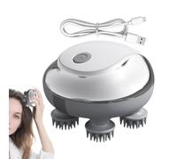 Hair Massager Scalp,Dry & Wet Use Head Massage for Hair Growth - 3 Adjustable Modes Electric Stimulator Brush Portable Detangling Anti-Hair Loss Salon Spa Home Christmas