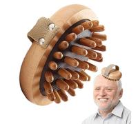 Hair Massorero - Wooden Spa Brush with Air Cushion | Body Shape Bath Brush Improves Lymphatic Brush Wet Dry Circulation Brush for Men Women