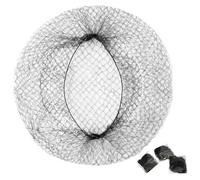 Hair Net 100Pcs 24 Inches Stretchable Invisible Hair Nets for Women, Men and Children Black Mesh Hair Net for Hair Bun, Sleeping, & Kitchen Food Service,Hair Nets Food Service