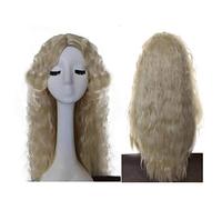 Hair Net for Wigs Glueless Wig Lace Front Peruvian Curly Hair Human Hair Wig Real Hairpiece (Gold, One Size)