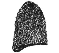 Hair Net Snood for Sleeping, Rayon Mesh Cover with Elastic Band | Black One Size Pull-on Design, Vintage Victorian Style, for Braids and Natural Hair