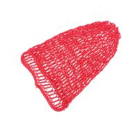 Hair Net Snood Red Rayon Crochet Cover for Women Lady | One Size Fits Most, Breathable Stretchy Elastic Band, Reenacting Victorian Portrayals