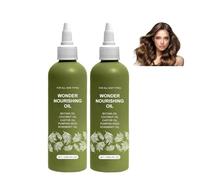 Hair Oil for Hair Growth, Cold Pressed Scalp Mask and Wonder Growth Oil Serum, Nourishing Essence Haircare Serum, Moisturising and Repairing Dry, Stronger Hair (2PCS)