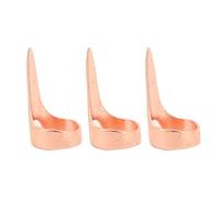 Hair Parting Ring Polished Alloy Effortless Braiding Tool for Wig Extension Dreadlock Styling [Professional and Individual Use] (Rose Gold)