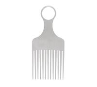 Hair Pick Metal - Aluminum Ergonomic Non-Slip Comb, Precise Styling Tool | Lightweight Feature, Ideal Curly Care, Salon Home Travel Use for Family, Friends, Boyfriend Indoor Usage Scenario