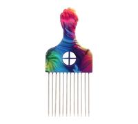 Hair Pick Metal Pick Comb For Women And Men Afro Hair Hairdressing Tool Hair Comb Afro Combs Hair Styling Comb