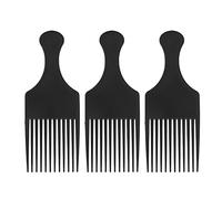 Hair Picks For Curly Hair, 3 Pcs Professional Hair Pick Comb Set Portable Afro Styling Tool with Ergonomic Handle For Salon and Home Use