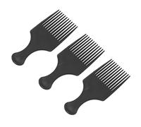 Hair Picks For Curly Hair, Portable Afro Styling Tool Professional Hair Pick Comb Set with Ergonomic Handle 3 Pcs For Salon and Home Use