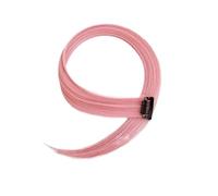 Hair Piece Synthetic Hair Clip-In One Piece For Ombre Hair Extensions Pure Color Straight Long Fake Hair Pieces Clip For Women(1pc,P18/22)