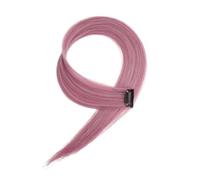 Hair Piece Synthetic Hair Clip-In One Piece For Ombre Hair Extensions Pure Color Straight Long Fake Hair Pieces Clip For Women(1pc,P1B/27)