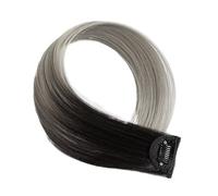 Hair Piece Synthetic Hair Clip-In One Piece For Ombre Hair Extensions Pure Color Straight Long Fake Hair Pieces Clip For Women(1pc,4/27HL)