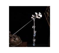 Hair Pin Hairpin White Bridal Headdress Hair Fork Jewelry Ornaments Chinese Retro Hairpin Claw Clips for Thick hair Retro Hairpin(02)