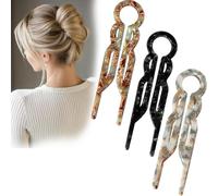 Hair Pin, Lialysoff Hair Pin, Lialys Hair Pin, Prestige Hair Pin, U-Shaped French Twist Hair Clips, Suitable for All Women's Hair Styles (A)