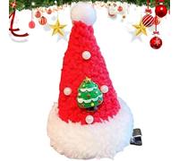 Hair Pin with Christmas Hat, Christmas Hair Pins for Women, Pearl Christmas Hat Hairpin, Lightweight Hair Shaping Tool for Theme Parties, Friends Parties, Family Celebrations, School Activities