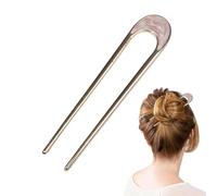 Hair Pins - French Hair Pin | French Twist Hair Pin | Hair Pins For Women | Vintage U-Shaped Metal Hairpin | Vintage French Style Hair Sticks | Hair Side Combs For Women, Girls, Adults, All Ages