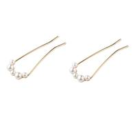 Hair Pins U Shape Pearl Hair Sticks Classic Elegant Bridal Fashion U Shaped Hair Pins Hair Care Hair Accessories 2 Pieces