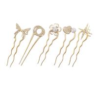Hair Pins, U-Shaped Clips, Vintage Hair, Metal Clips, Hair Styling, U-Shaped Hair Clips, Stylish And Elegant Metal Hair Clips, 5x Hair Styling Pins For Elegant Hairstyles Hair Elegance Updo Accessorie