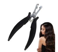 Hair Pliers Tools - Hair Extensions Nippers Equipment - Extension Pliers | Stainless Steel Professional 6mm Short Beads Closer Nippers Tool For Remove Ring Loop 14cm/5.51 Inches