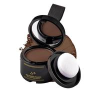 Hair Powder for Women and Men - 4g Grey Root Concealer Compact Tin with Mirror, Waterproof and Sweat-Proof for Filling Roots | Hair Filler Powder for Light Areas, Hairline Shade