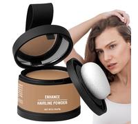 Hair Powder | Hairline Powder Auburn | Root Touchup Hair Color With Applicator | Waterproof Long Lasting Hair Volume Boost Gray Concealer For Instant Fullness, Men Women