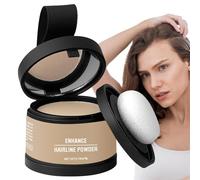 Hair Powder | Hairline Powder Auburn | Root Touchup Hair Color With Applicator | Waterproof Long Lasting Hair Volume Boost Gray Concealer For Instant Fullness, Men Women