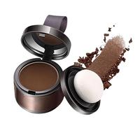 Hair Powder, Instant Volume Hairline Powder, Natural Root Touchs Up Powdcr with Mirror & Puff, Waterproof Smudge-proof Grey Hair Cover Up Hair Concealer, for High Hairlines, Baldness & Gray Roots