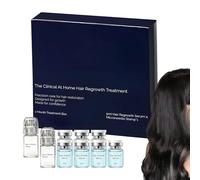 Hair Regrowth Kit | 8 Pieces Nourishing Root Stimulator, Scalp Moisturizing Solution with 2 Microneedles Devices - For Women Men Growth Spa Home