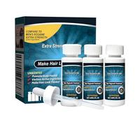 Hair Regrowth Solution, Nourishing Follicle, 3 Pieces, Hair Strengthening Sėrum, Growth Enhancing Liquid, Lightweight Non-Greasy Blend, For Men Daily Day Night Care