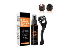 Hair Regrowth Spray, Hair Regrowth Roller+30ml Extra Strength Hair Growth Serum Spray, Hair Regrowth Spray For Women's Men's, Ginger Germinal Oil Stop Hair Loss (Spray+Roller)