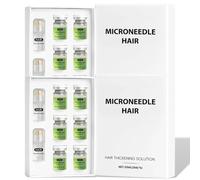 Hair Regrowth System, Advanced Hair Growth with Ginseng, Eclipta Prostrata, Peppermint Oil & Ginger Root, Gentle Painless, Strengthens Hair Roots Thickening Serum for Men & Women (2PCS)