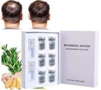 Hair Regrowth System, Micro Infusion Hair Renewal Kit,Advanced Hair Growth Treatment Ginseng, Peppermint Oil and Ginger Root, Treatment for Thicker, Strengthens Roots,Thickening Serum for Men & Women