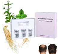 Hair Regrowth System - Microneedle Infusion Hair Regrowth Solution, Painless Micro-Infusion Technology for Hair Growth, Increases Serum Absorption by 300% (Set A: 1+3)
