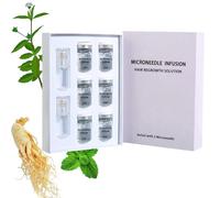 Hair Regrowth System - Microneedle Infusion Hair Regrowth Solution, Painless Micro-Infusion Technology for Hair Growth, Increases Serum Absorption by 300% (Set B: 2+6)