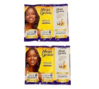 Hair Relaxer MEGA GROWTH Profectiv Activator Relaxer with Shampoo Anti-Breakage Conditioning (2 Sarchets) (2)