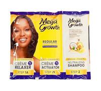 Hair Relaxer Mega Growth Profectiv Activatore Relaxer with Shampoo Anti-Breakage Conditioning (1 Sarchet)