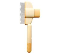 Hair Removal Comb - Autocurneous Flea Comb with Release Button | Cat Grooming Brush for Short and Long Haired Cats | Effective Scattering Tool