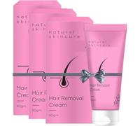 Hair Removal Cream for Intimate Skin with Free Vitamin C Serum | Gentle, Safe & Effective Hair Removal | Free Vitamin C Serum | For Bikini, Underarms & Sensitive Areas | 60g (Pack of 3)