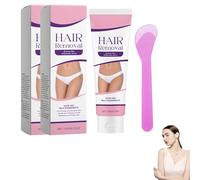 Hair Removal Cream, Sensitive Hair Removal Cream for Bikini Area, Intimate Area, Body, Legs and Armpits, Quick, Gentle and Painless Hair Removal with Scraper for All Skin Types