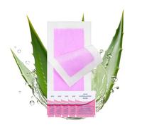 Hair Removal Strips for the Legs, Pack of 20 Bikini Hair Removal Strips with 5 Care Wipes, Gentle Hair Removal Set for Armpits, Legs, Arms, Face & Body